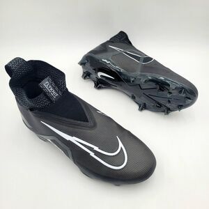 Nike Alpha Menace Elite 3 P Mid Football Cleats Black DM1792-004 Size 11 NEW